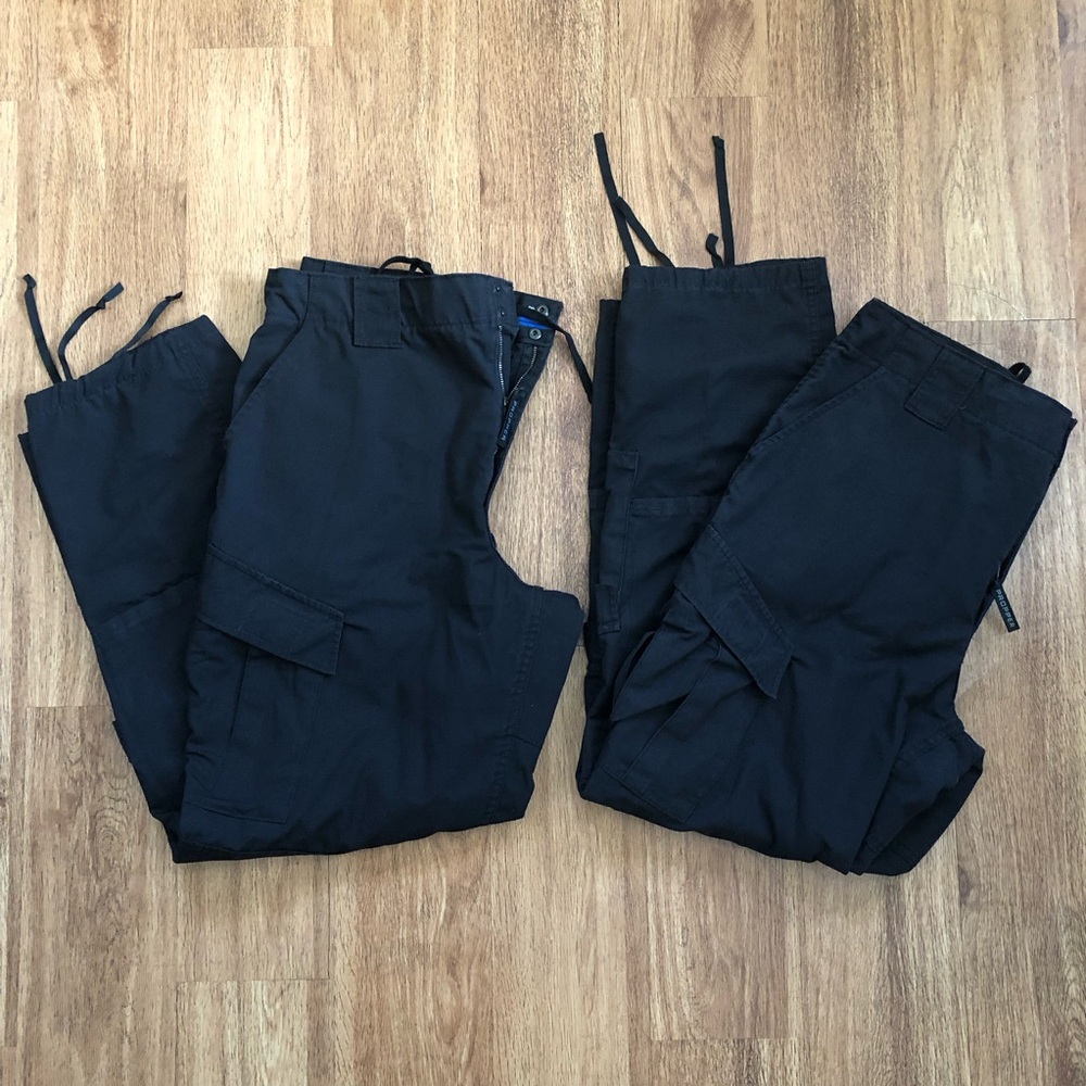 PROPPER Men's Black Cargo Pants Durable Tactical Style Size 36R LOT OF 2